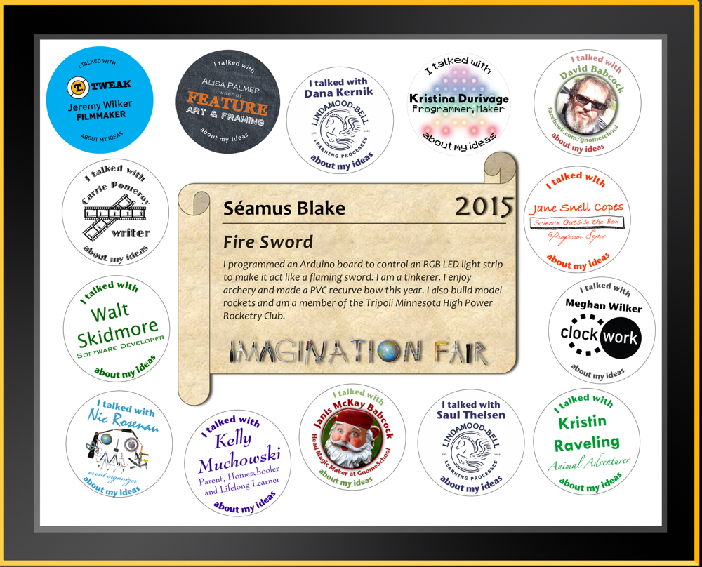 Imagination Fair 2015 Participation Certificate Example