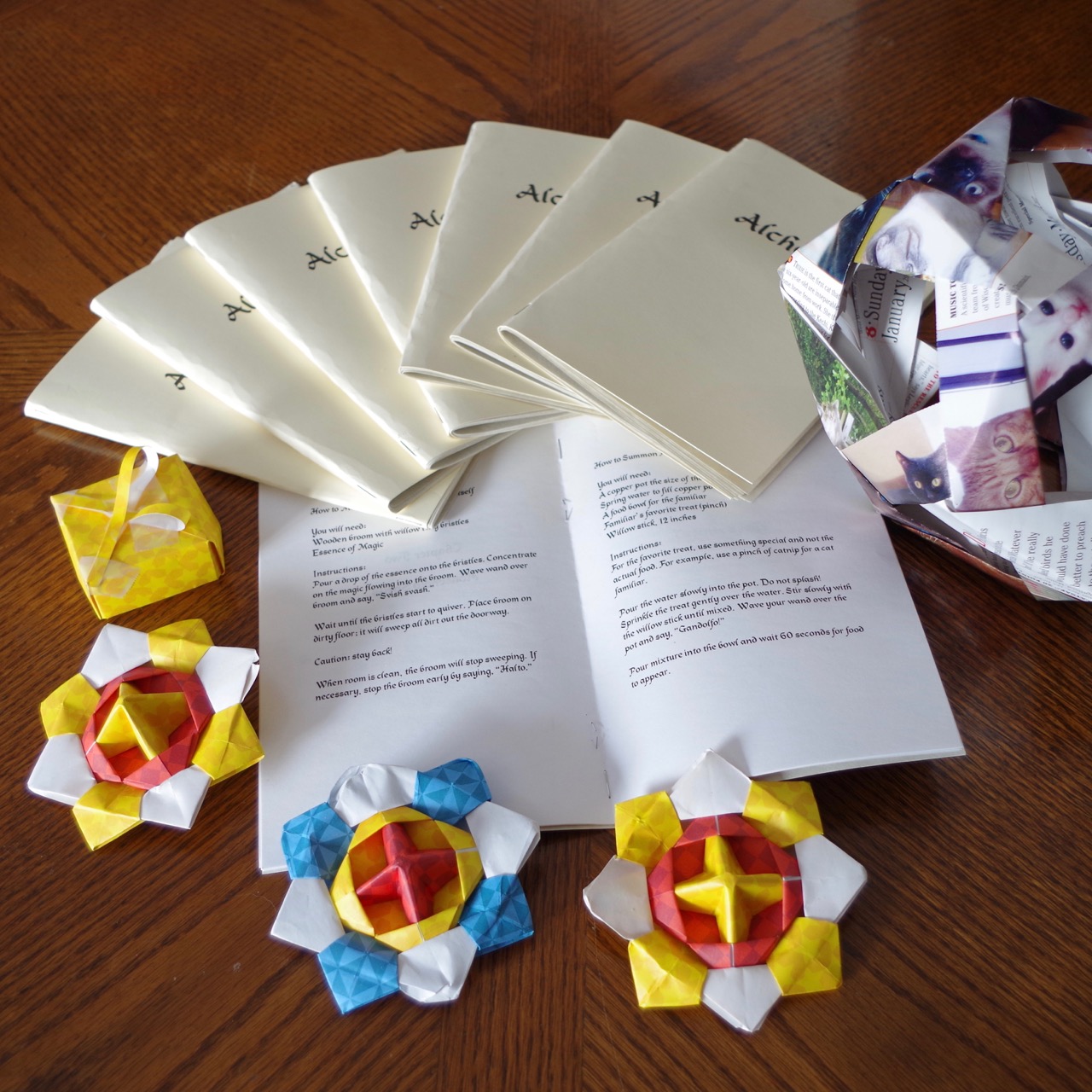 Benjamin's Origami Creations and Spellbook
